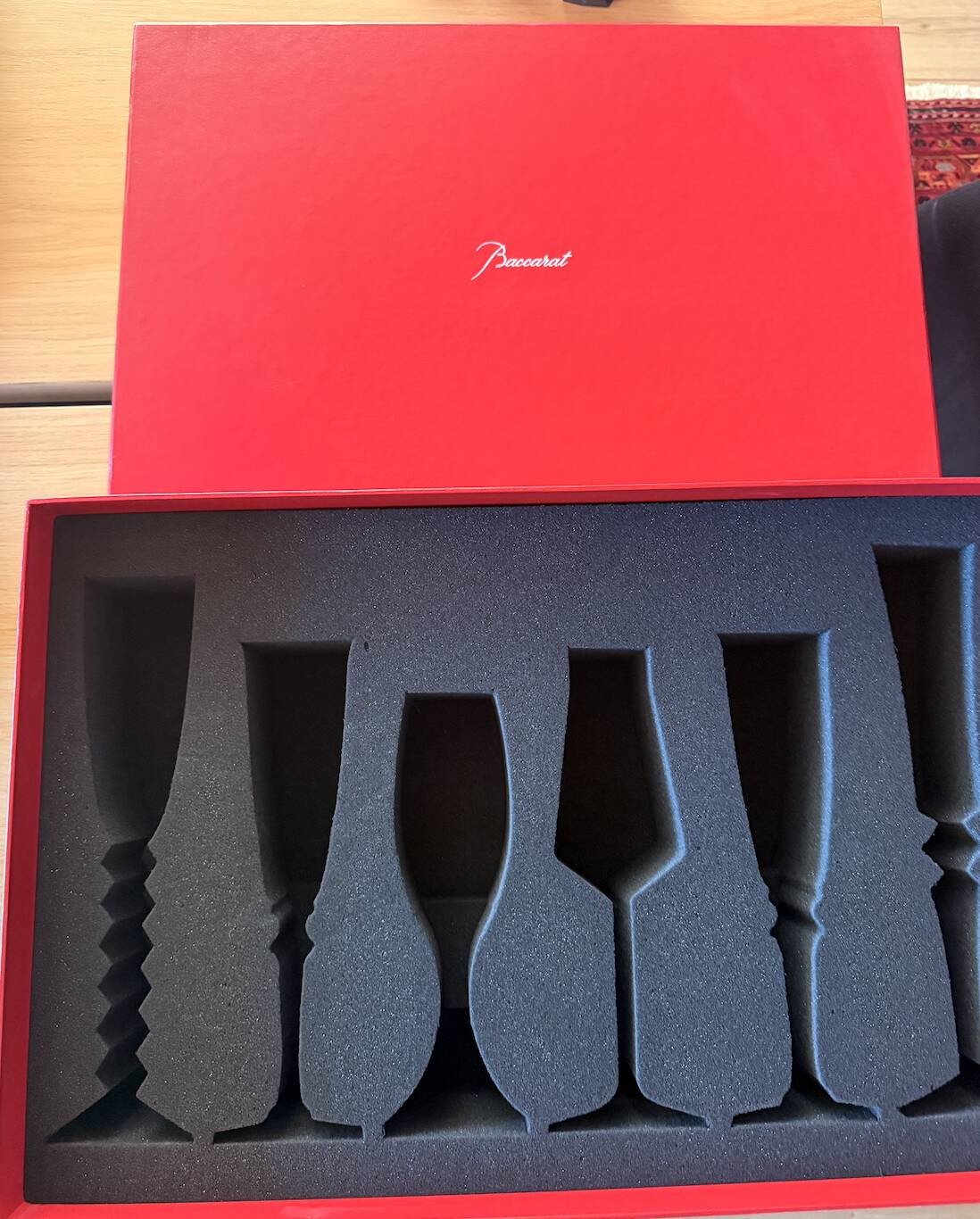 Verre Baccarat flute a champagne lot de 6