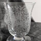 Art deco crystal vase by Baccarat, Michelangelo model