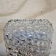 Vintage wall lamp Glashutte Limburg bubble glass texture (60s)