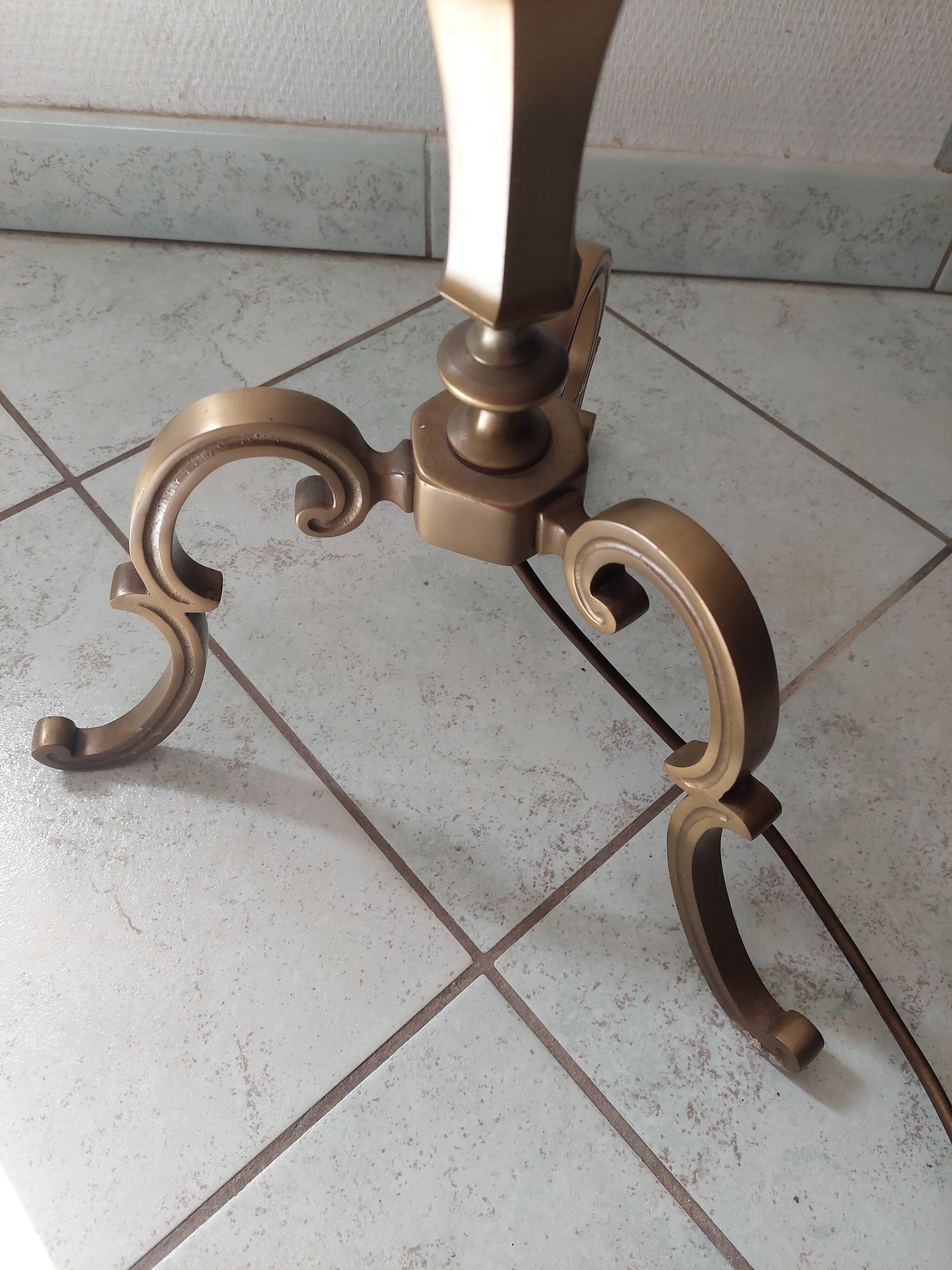 Lampadaire 2 ampoules vintage
