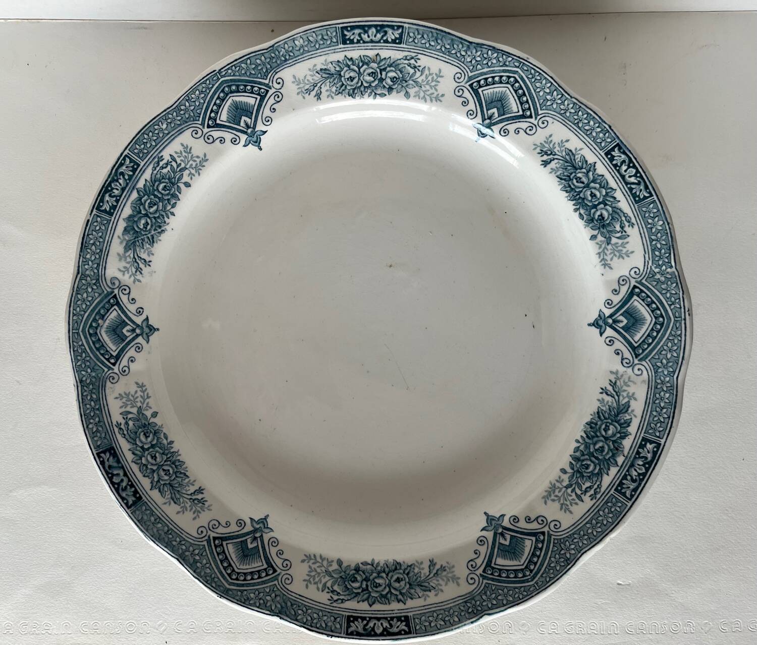 Antique ironstone dish