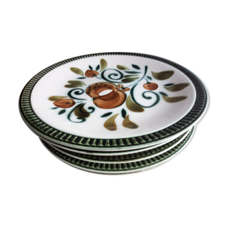 6 plates Boch La Louvière Service Argenteuil
