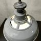 Luminaires en émail de grande taille des années 1930 avec diffuseurs en opaline par Benjamin