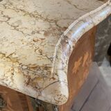 Louis XV style chest of drawers in marquetry