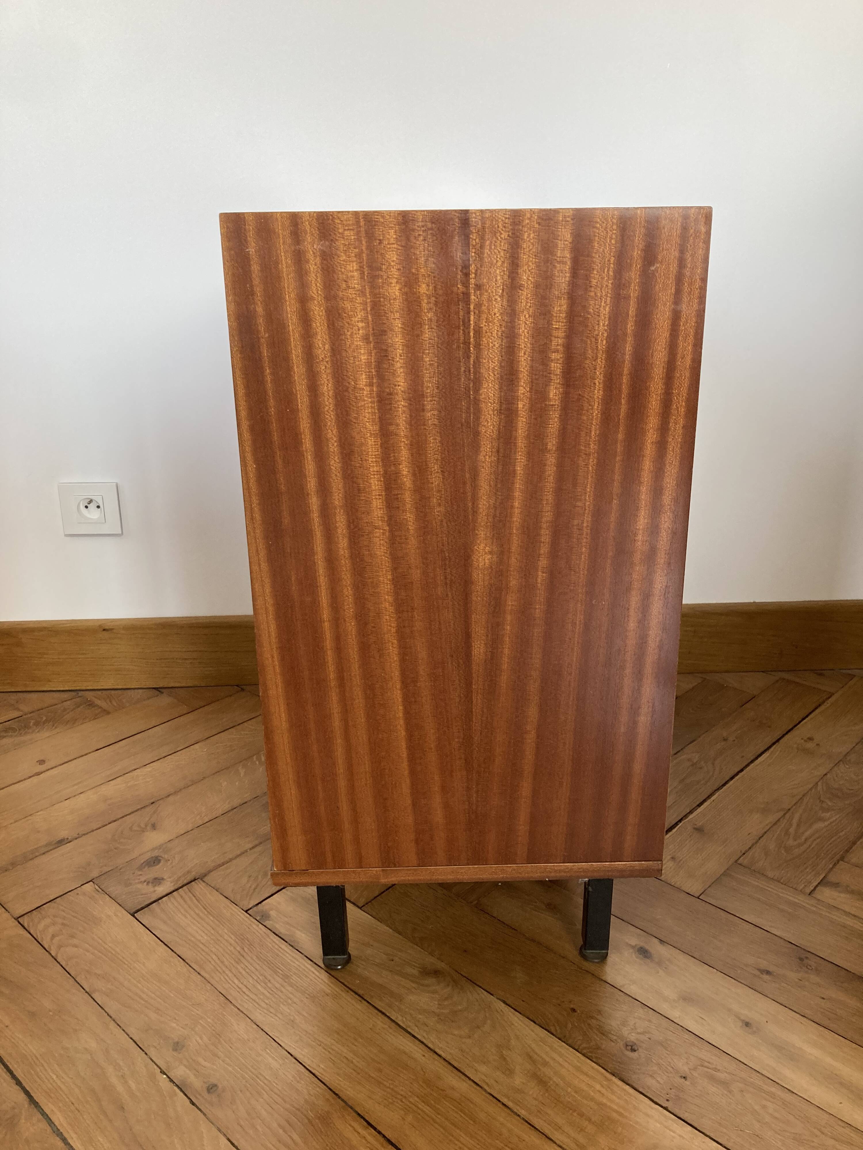 Sliding door cabinet