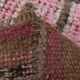 Tapis herki runner rose et marron 3x10, 307x88cm