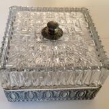 Former square ceiling metal silver crossfire