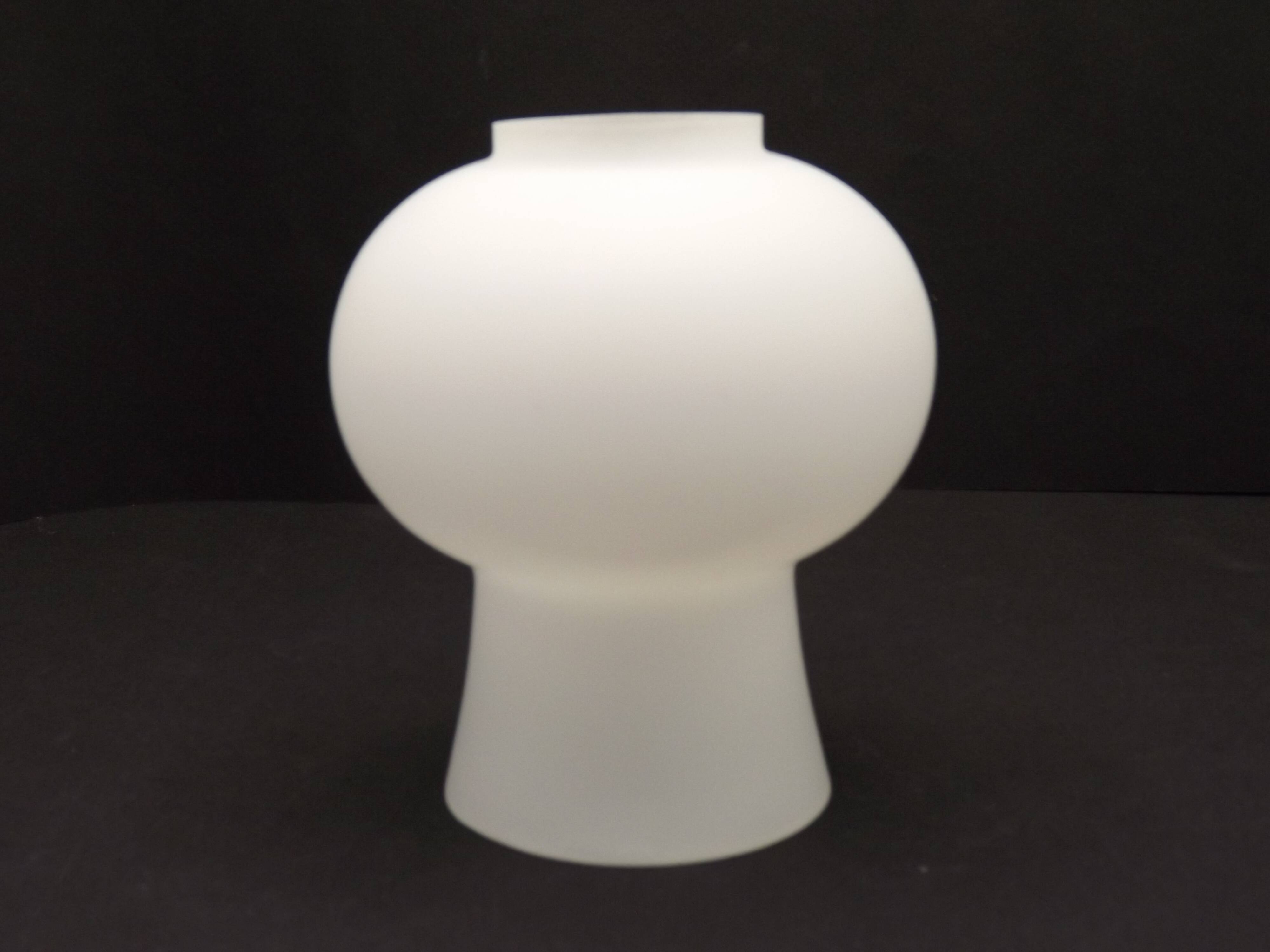 Opaque white glass lampshade