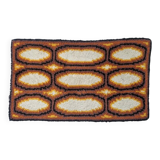 mall rug/carpet/wall tapestry from the mid-century Ege Rya, Denmark, 1970s
