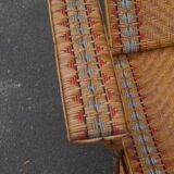 Rattan chaise longue 1920
