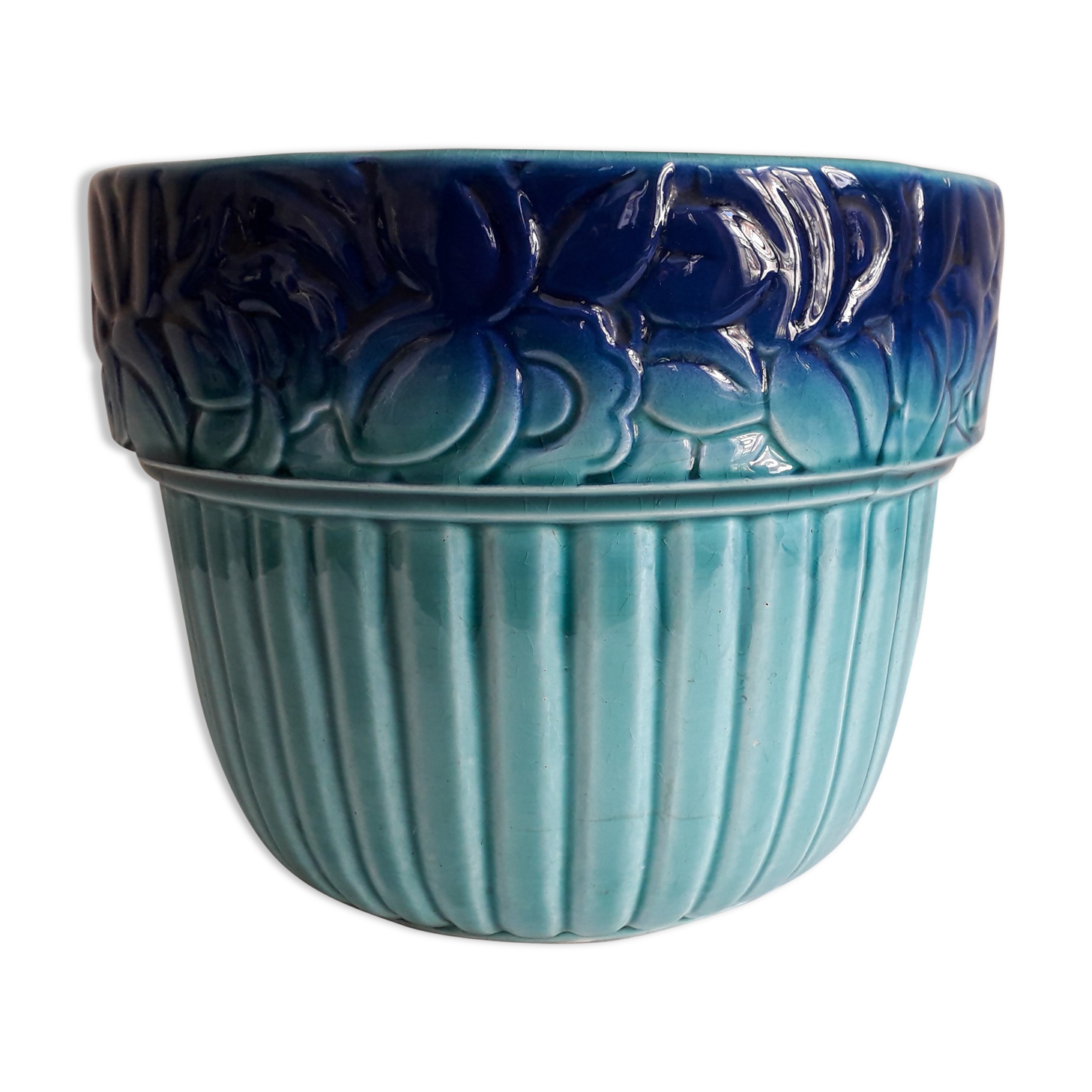 Art Deco Orchies splash pot cover