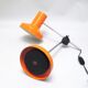 Lampe de bureau articulée orange années 70