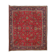 Tapis persan vintage tabriz en laine rouge 290x340cm