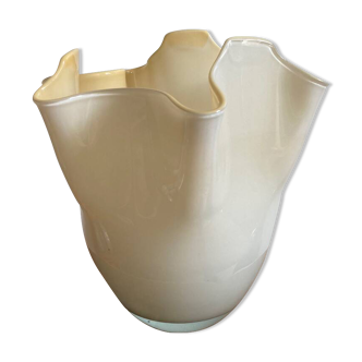 Vintage handkerchief vase