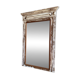 The large patinated trumeau mirror