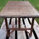 Table basse pliante en rotin