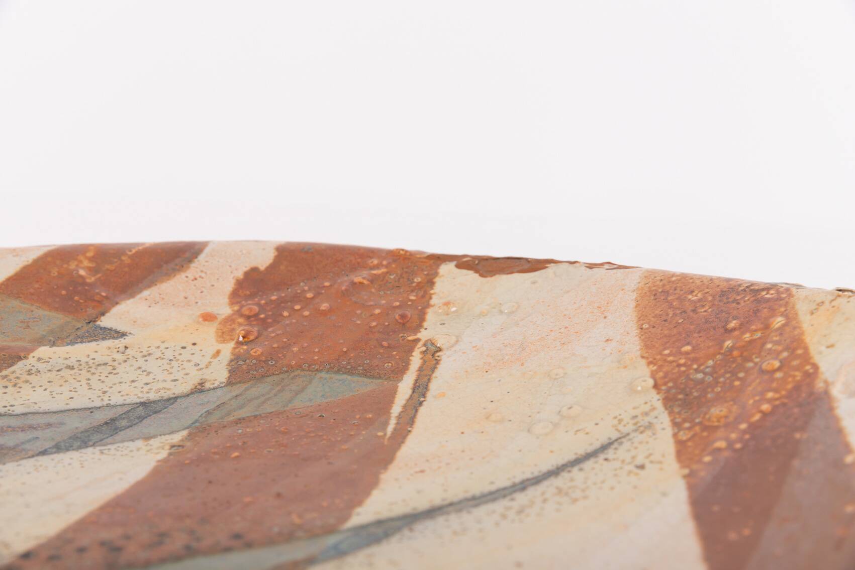 Unique Sicilian earthenware dish plate