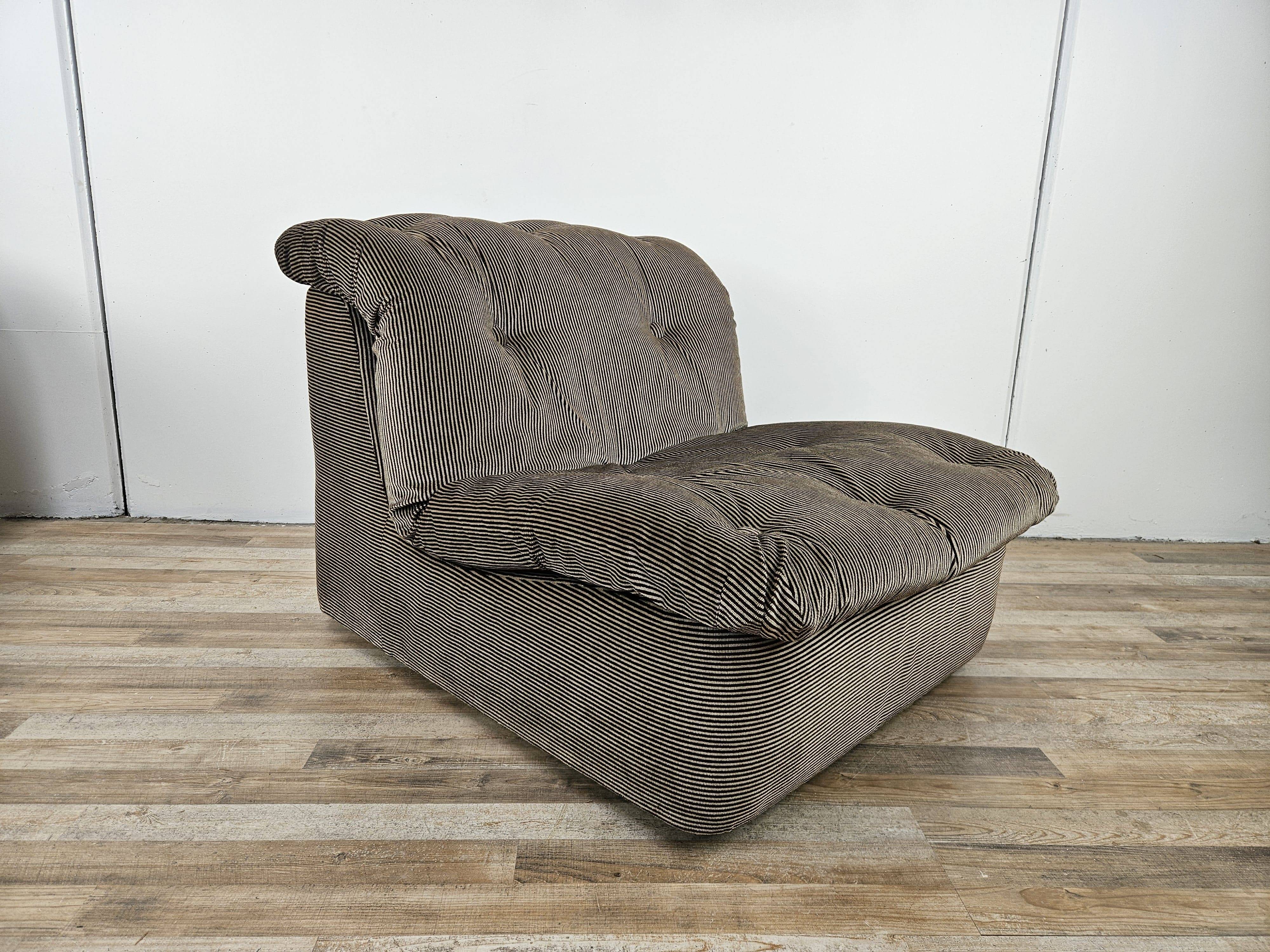 Fauteuil italien vintage des années 70