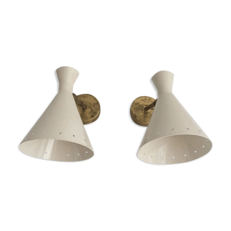 Sconces in the style of Italian creations of the 50s