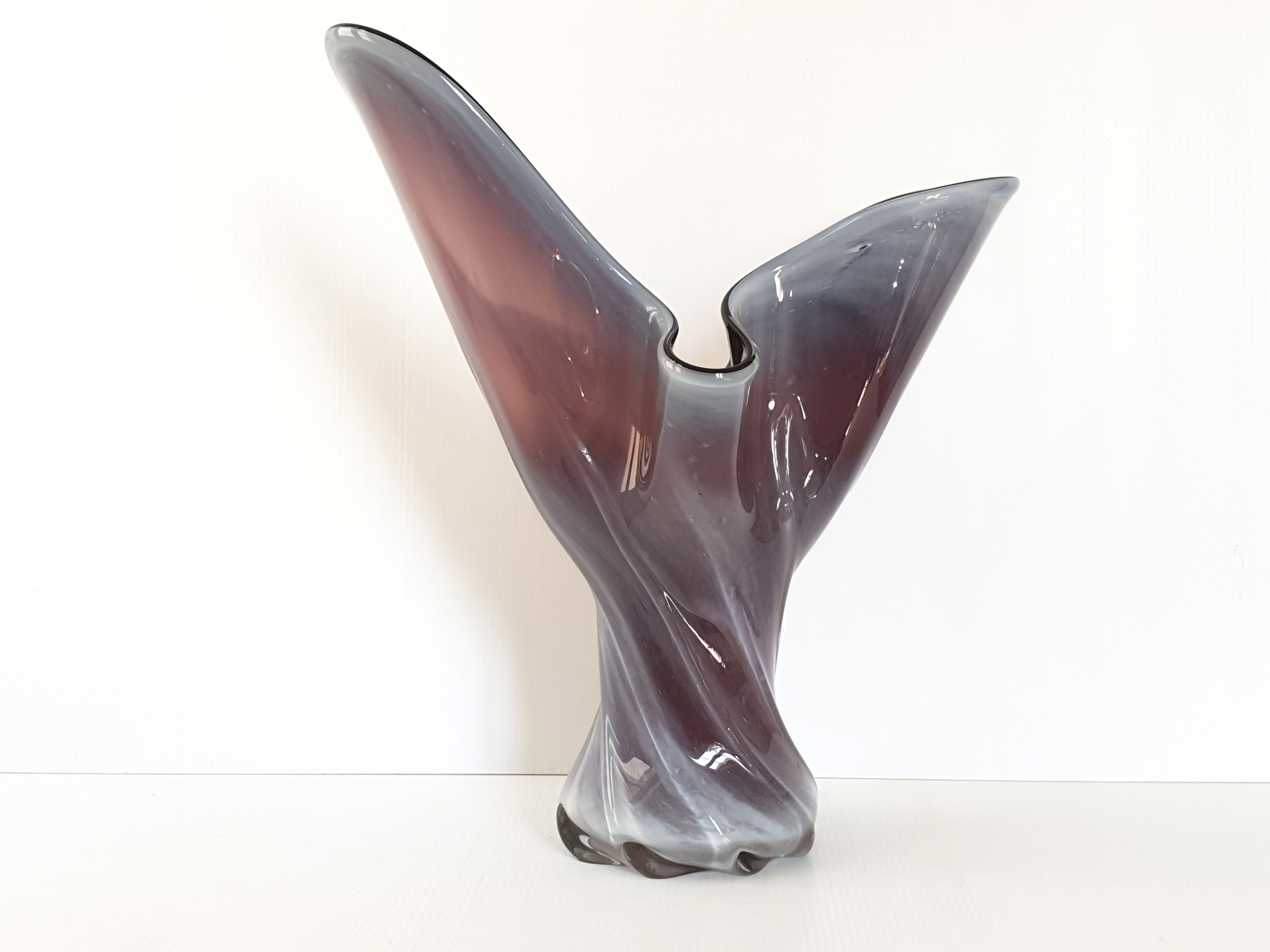 Corolla vase in Murano 1970