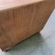 Louis XVI buffet, shallow, stripped, made of solid mahogany, 1950.
