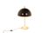 Stainless steel mushroom lamp, 1970s