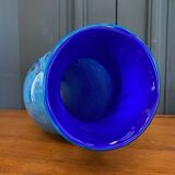 Vase en authentique verre soufflé silice création Biot XXe