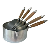 Série de 5 anciennes casseroles mmt urf tournus