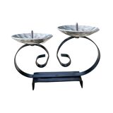 Candlestick for two candles in the mid-century modern style, Belgium, 1960s.