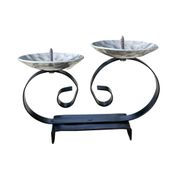 Candlestick for two candles in the mid-century modern style, Belgium, 1960s.