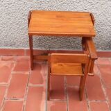 Bureau enfant à système pin massif vintage