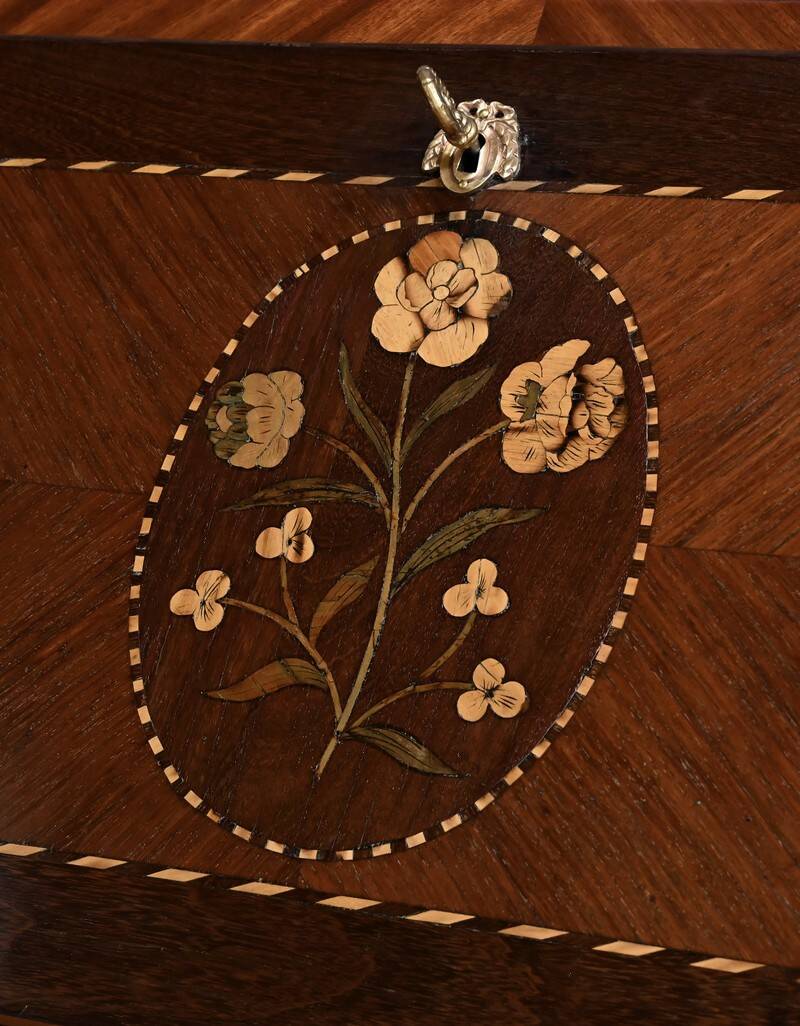 Rosewood and Mahogany Sloping Desk, Louis XVI Style – Mid-19th Century