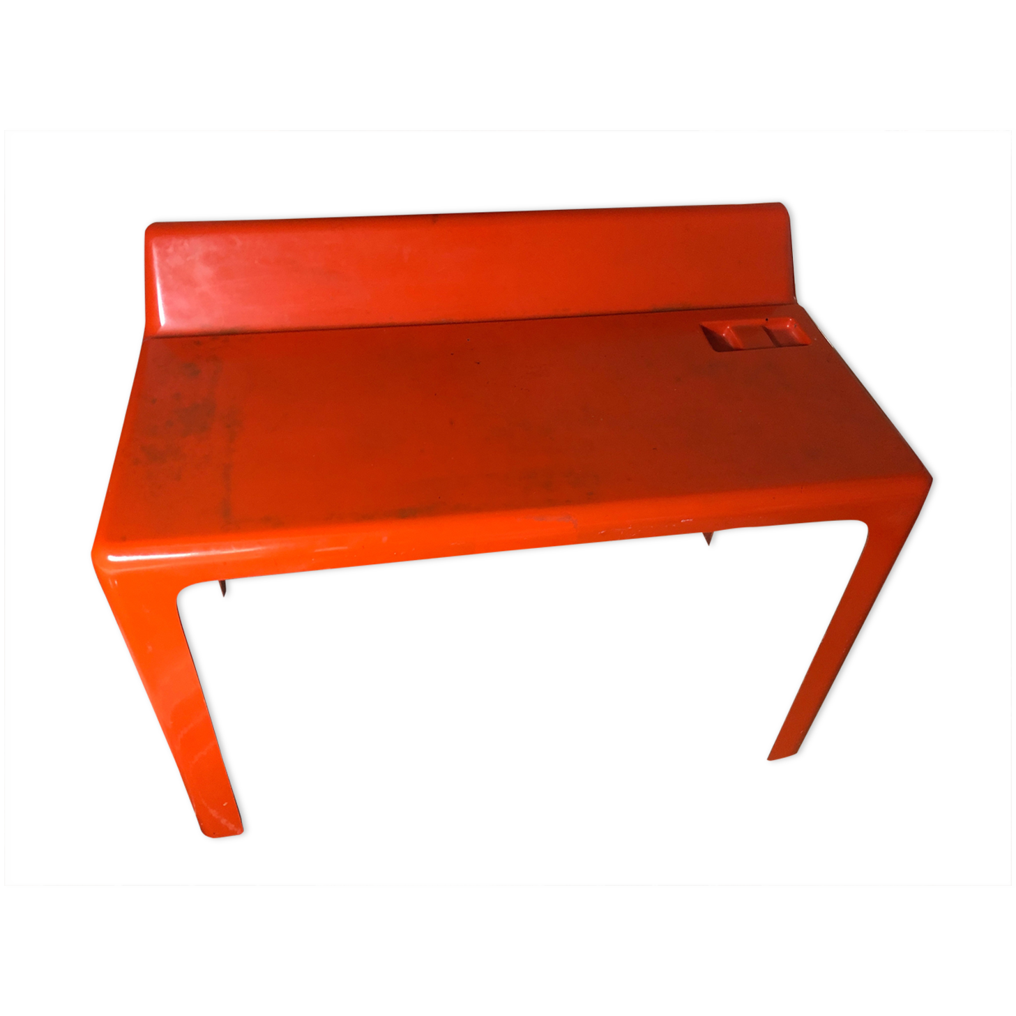 Office Patrick ginger paulus orange fiberglass 1970