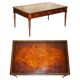 Bureau d'écriture géorgien irlandais antique restauré 1780 cuir