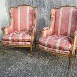 Pair of shepherdess armchairs
