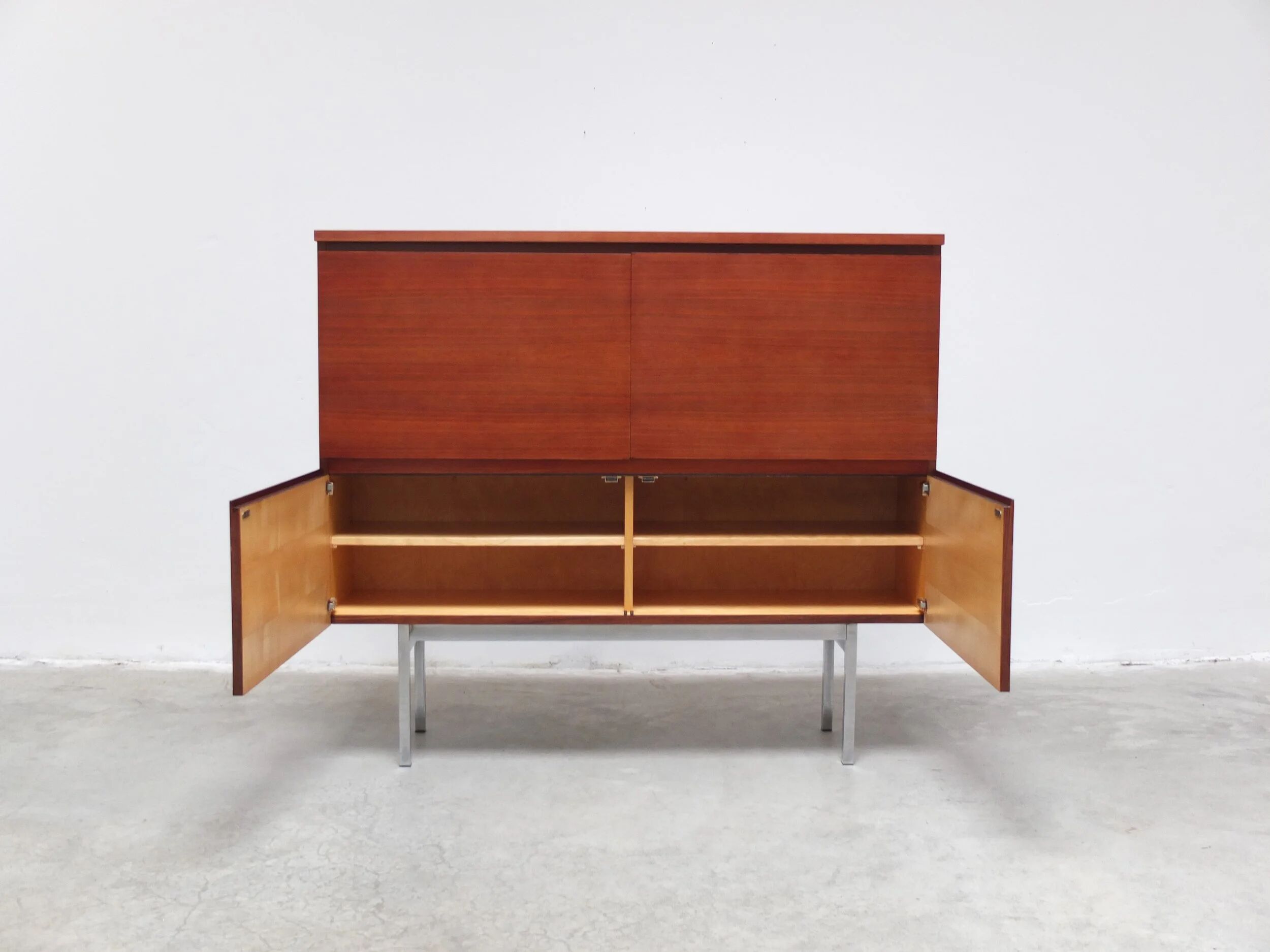 Minimalist bar cabinet by Meubelfabriek Aurora, 1960s