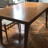 Table en bois extensible