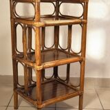 Rattan shelf