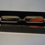 Resin hourglass with inclusion 1970s