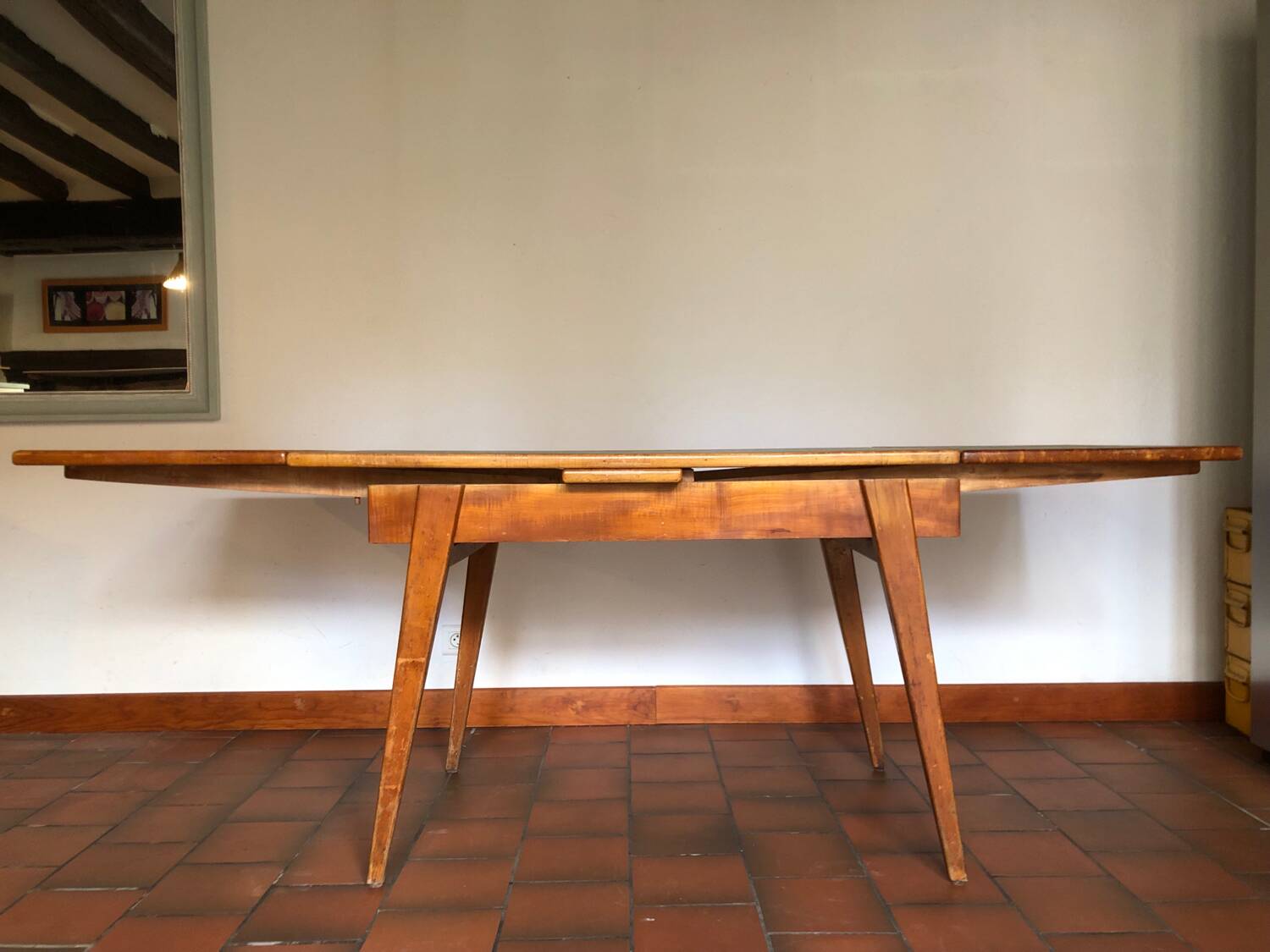 Table et chaises scandinave vintage