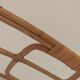Wall-mounted coat rack in rattan, Czechoslovakia 1960