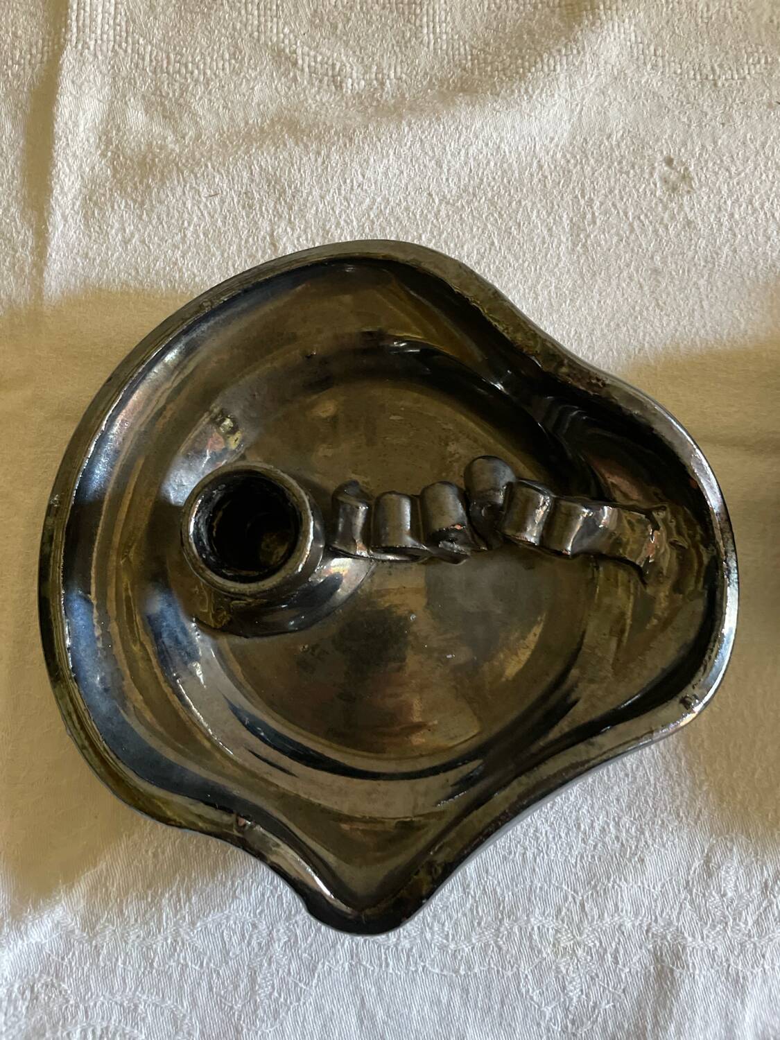 Vintage ceramic candle holders