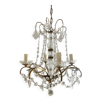 Chandelier with 4 lights, h 80cm