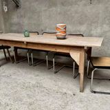 Large farm table solid wood draper table Length 240 cm