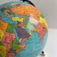Mappemonde en métal