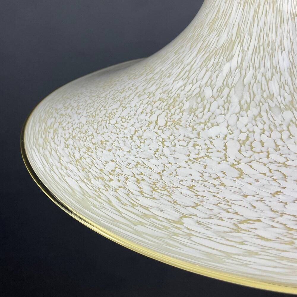 Beige Murano Glass Pendant Light from the Mid-Century, Italy, 1970s