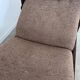 Old chaise longue wooden lounge chair Italian design from the 60s vintage