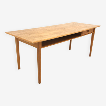 Table basse scandinave en chêne, Suède 1960