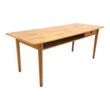 Table basse scandinave en chêne, Suède 1960