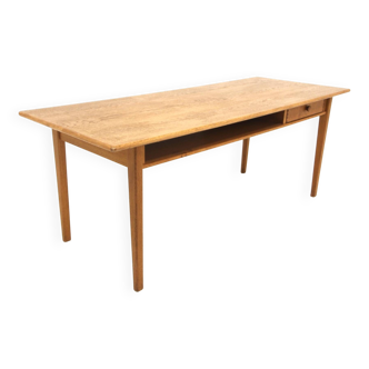 Table basse scandinave en chêne, Suède 1960